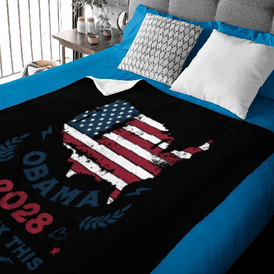Obama 2028 Lets Fix This Presidential Election Baby Blankets