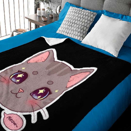 Kawaii Cat – Ultimate Cute Cat Aesthetic Baby Blankets