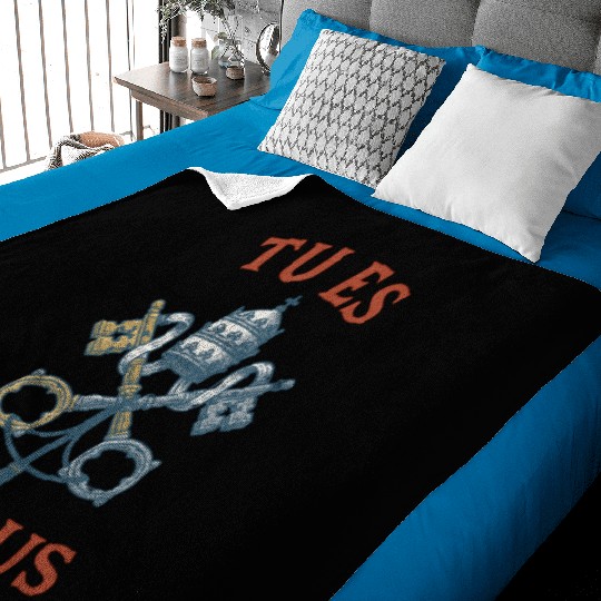Tu Es Petrus Baby Blankets