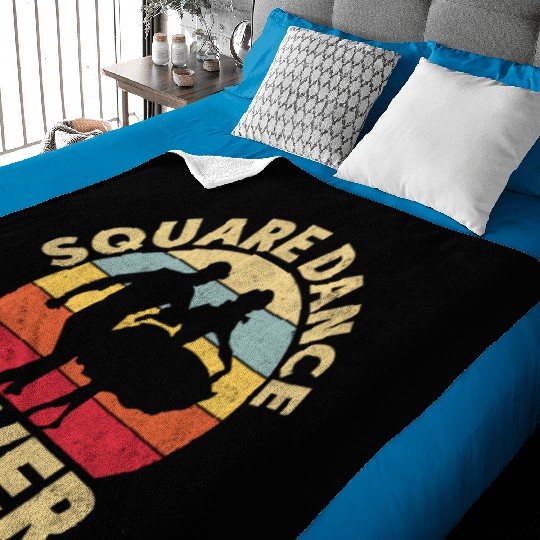 Square Dance Fever Baby Blankets