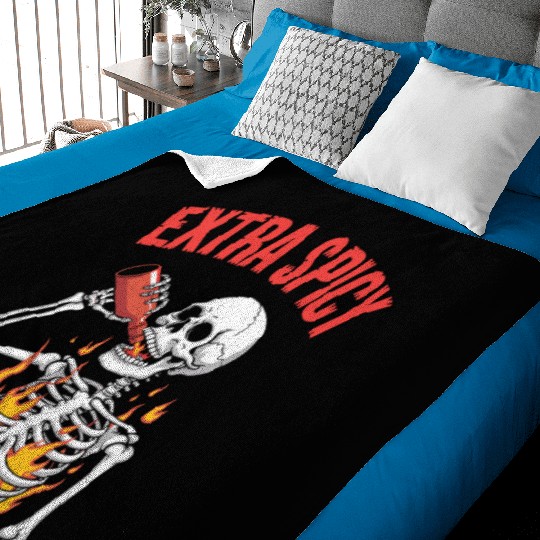 Red Pepper Chili Spicy Food Lover Baby Blankets