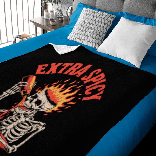 Red Pepper Chili Spicy Food Lover Baby Blankets