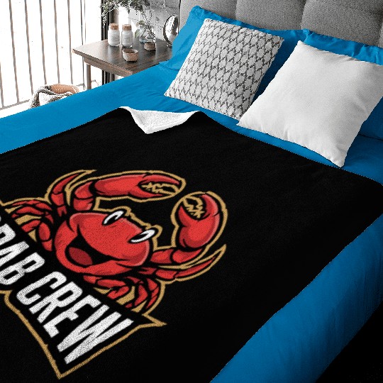 Crab Crew Baby Blankets