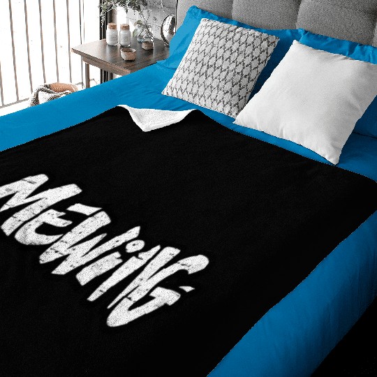 Mewing Baby Blankets – Funny Trend Graffiti Style Baby Blankets