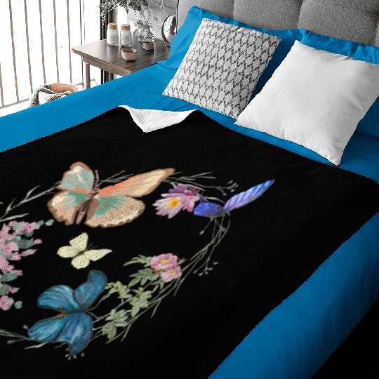 Butterfly beauty and nature  D83E DD8B Baby Blankets