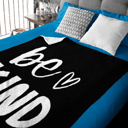 Be Kind Positive Message Design Baby Blankets