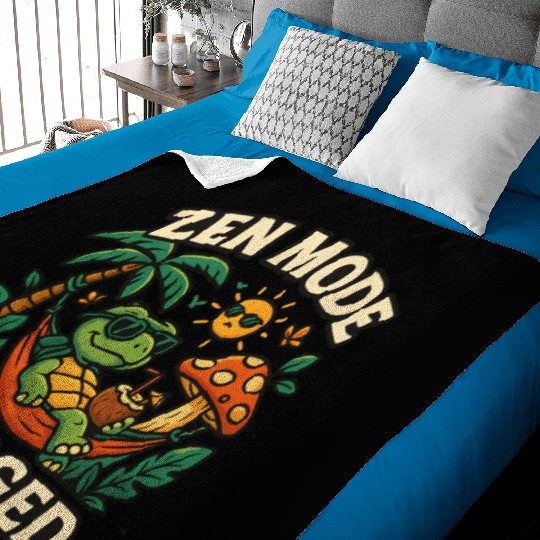 Zen Turtle Hammock Baby Blankets