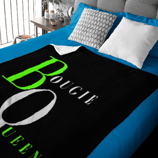 Bougie Queen Lime& Gray Baby Blankets