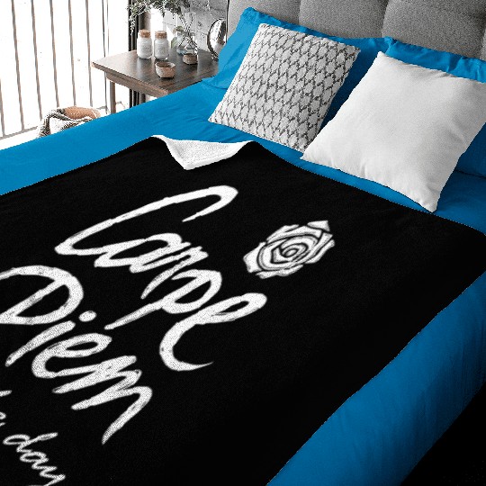 Carpe Diem Seize the Day Oversized Baby Blankets