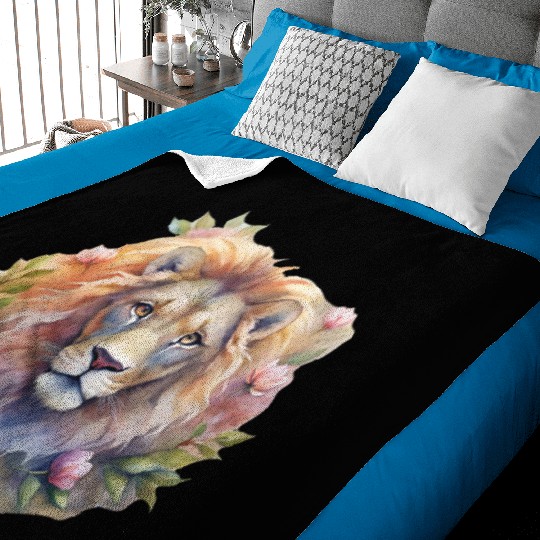 Asher the Floral Monarch Baby Blankets