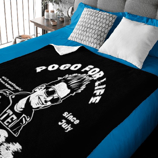 21st birthday Pogo for life since 07/2004 Baby Blankets