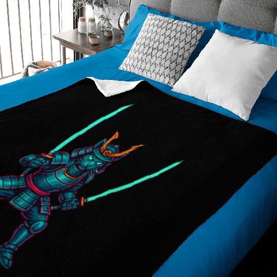 Legendary Samurai Cat – Epic Warrior Design” Baby Blankets