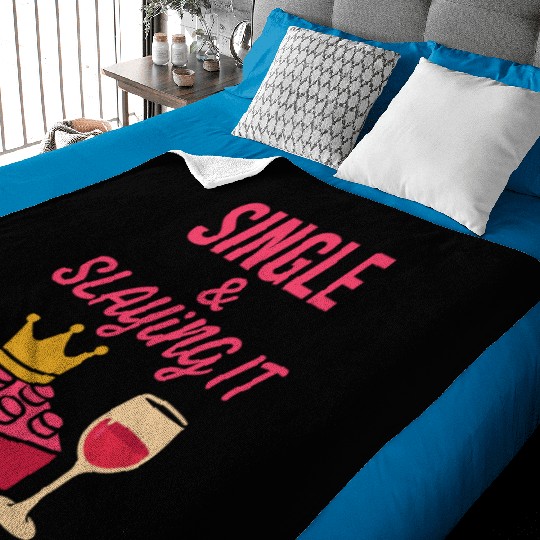 Single Mom Life Chaos Coordinator Wine Coffee Baby Blankets