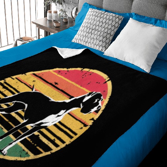 Retro Vintage Great Dane Dog Lover Gifts for Men Baby Blankets