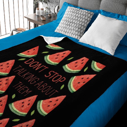 watermelon triangles Baby Blankets