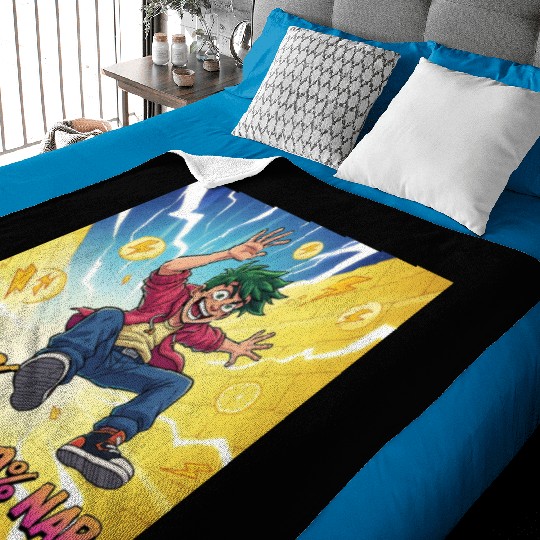 Lemon Bolt No Sleep. Just Zaps Baby Blankets