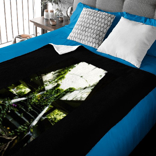 Echoes of Growth Nature Reclaims the Halls Baby Blankets