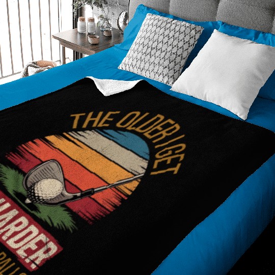 Golf Funny Dad Joke Baby Blankets