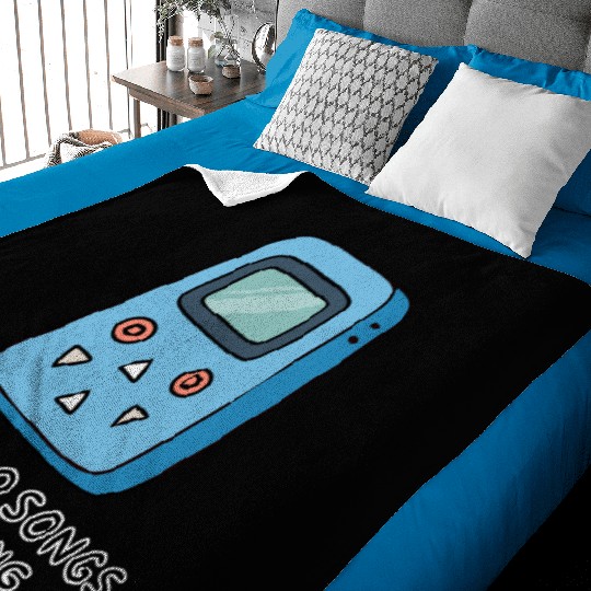 My 1000 Songs Calling MP3 Player 2000s Baby Blankets
