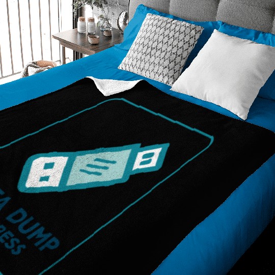 Data Dump In Progress USB Drive 2000s Baby Blankets