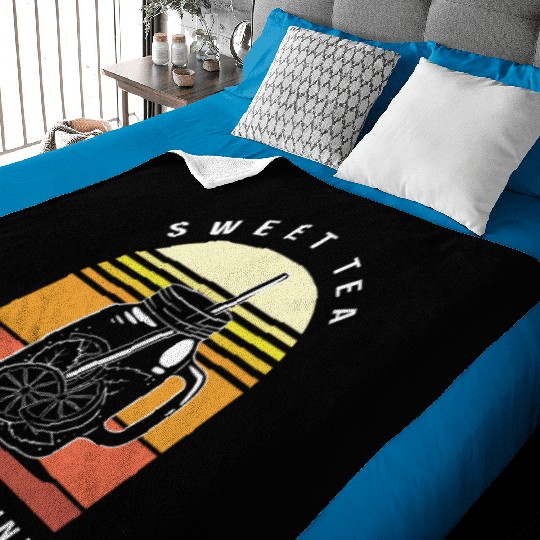 Sweet Tea Lover Morning Drink Baby Blankets