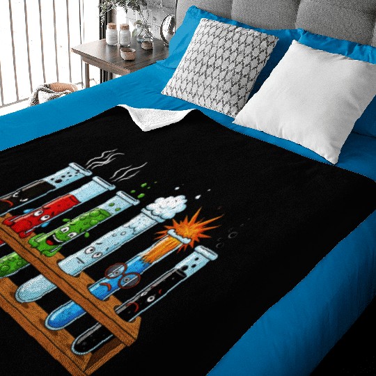 Funny Science Test Tubes Baby Blankets