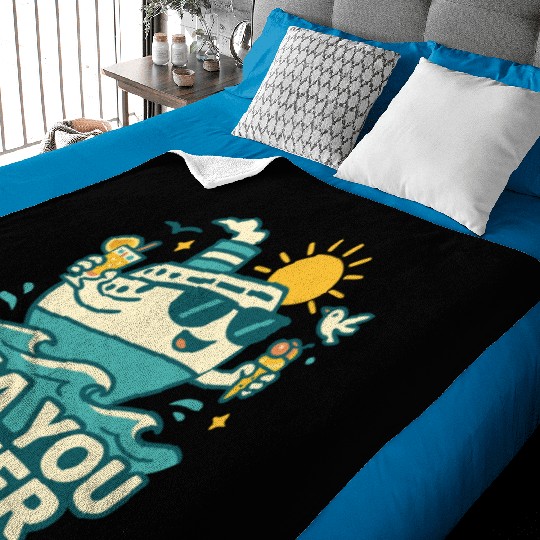 Boat cruise - Sea Holidays Escapade on the ocean Baby Blankets