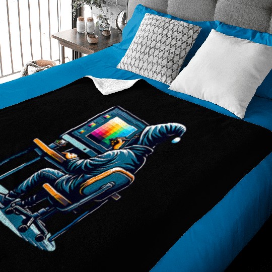 Editing Hacker - Creative in the Tunnel Baby Blankets