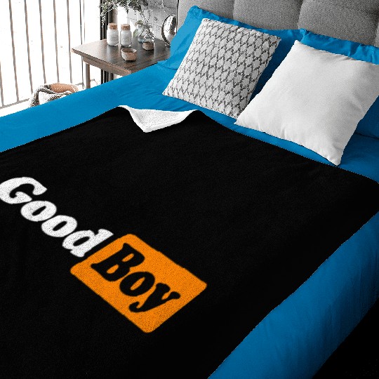 Whimsical Boy Face with Bright Colors Baby Blankets