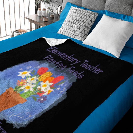 Elementary Teacher Planting Seeds That Will Grow Baby Blankets