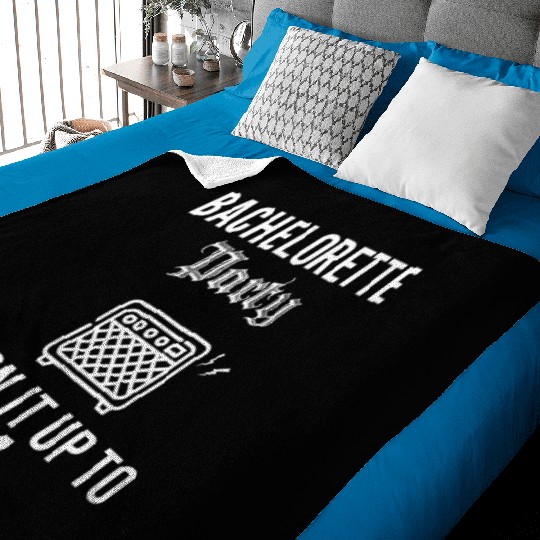 Bachelorette Party Guitar Amp Design Baby Blankets