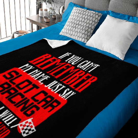Slot Car Racing RC Car Drag Racing Baby Blankets