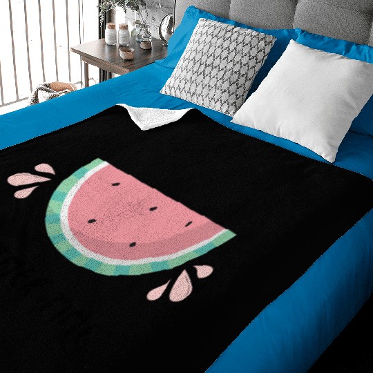 watermelon Summer Vibes Kids Baby Blankets Design