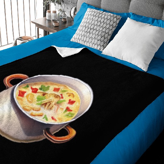 Creamy Bacon Mushroom Soup Baby Blankets