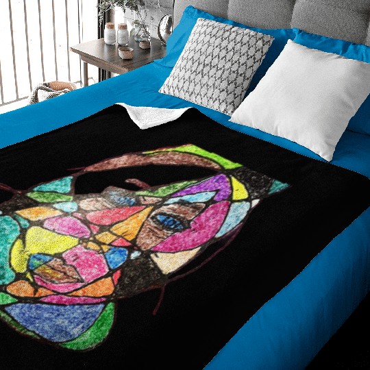 Vivid Spectrum Visage Baby Blankets