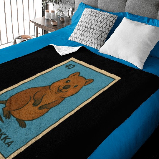 EL QUOKKA - THE QUOKKA - LA LOTERÍA Baby Blankets
