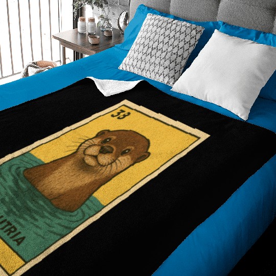 LA NUTRIA - THE OTTER - LA LOTERÍA Baby Blankets