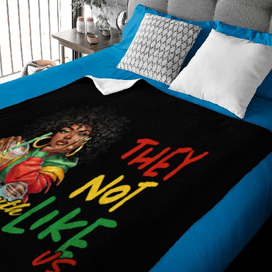 Juneteenth They not like us Baby Blankets