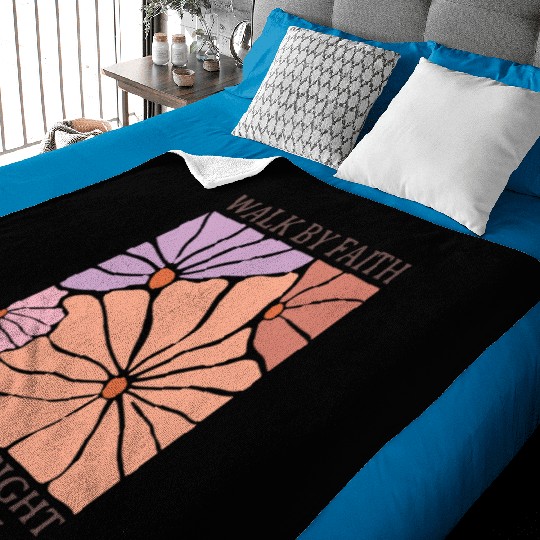 Christian Walk by faith not by sight Baby Blankets