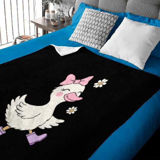 Silly Goose on the Loose Baby Blankets