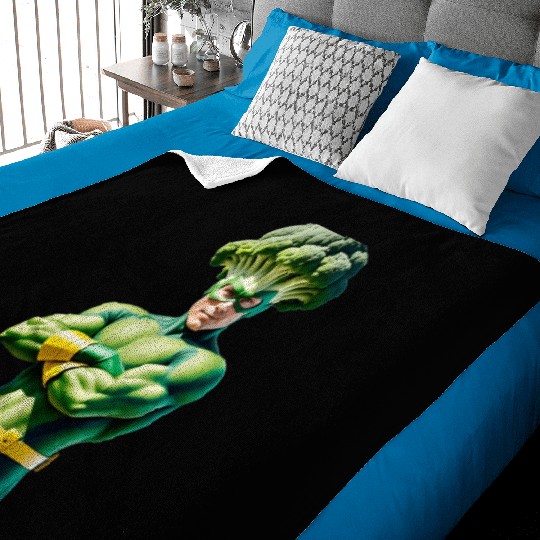 Broccoli Superhero Baby Blankets