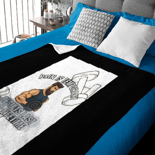 Fitness Gym Baby Blankets Design