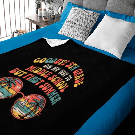 Goodbye 5th Grade Graduation Baby Blankets