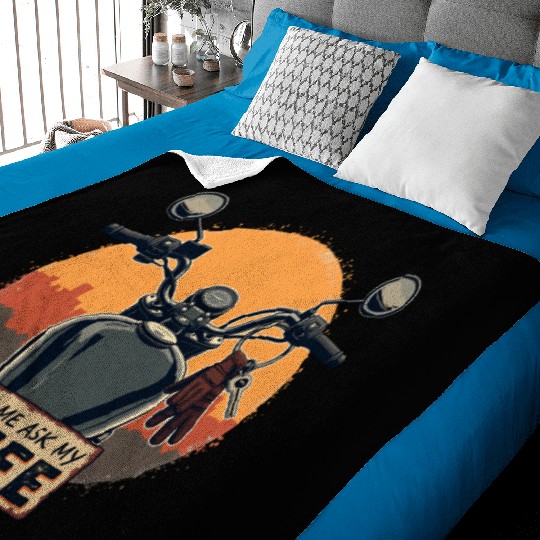 Let Me Ask My Wife Before I Ride Baby Blankets