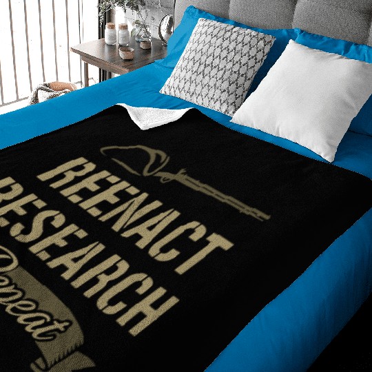 Military Historian Battlefield Research War Baby Blankets