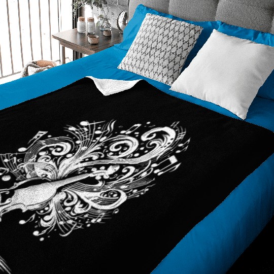 Violin Music Loud, Creative, Unstoppable Baby Blankets