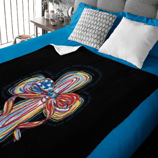 Christian 4th of July Baby Blankets