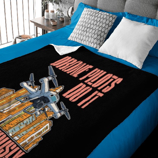 Drone Pilots Do It Anonymously Drone Operator Baby Blankets