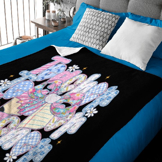 Preppy Teacher Coquette Baby Blankets