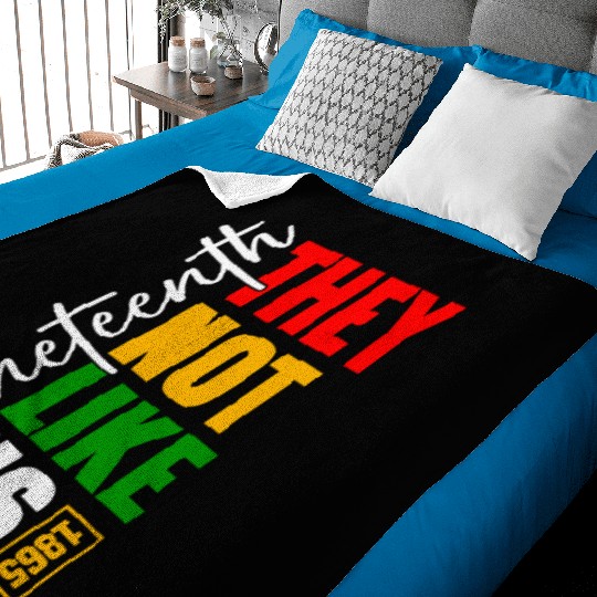 Juneteenth They Not Like Us Baby Blankets